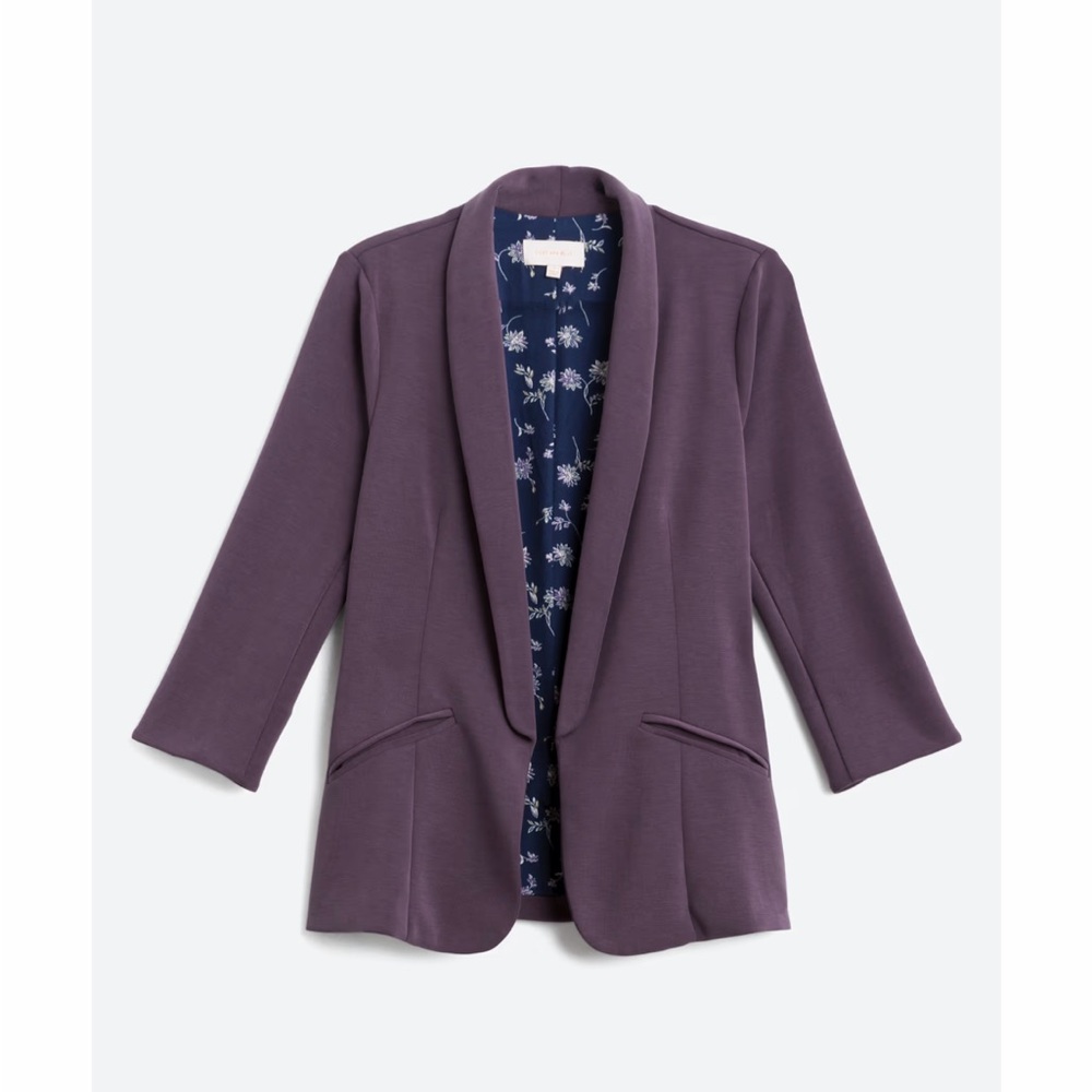 Skies Are Blue Plum Blazer (new with tags)